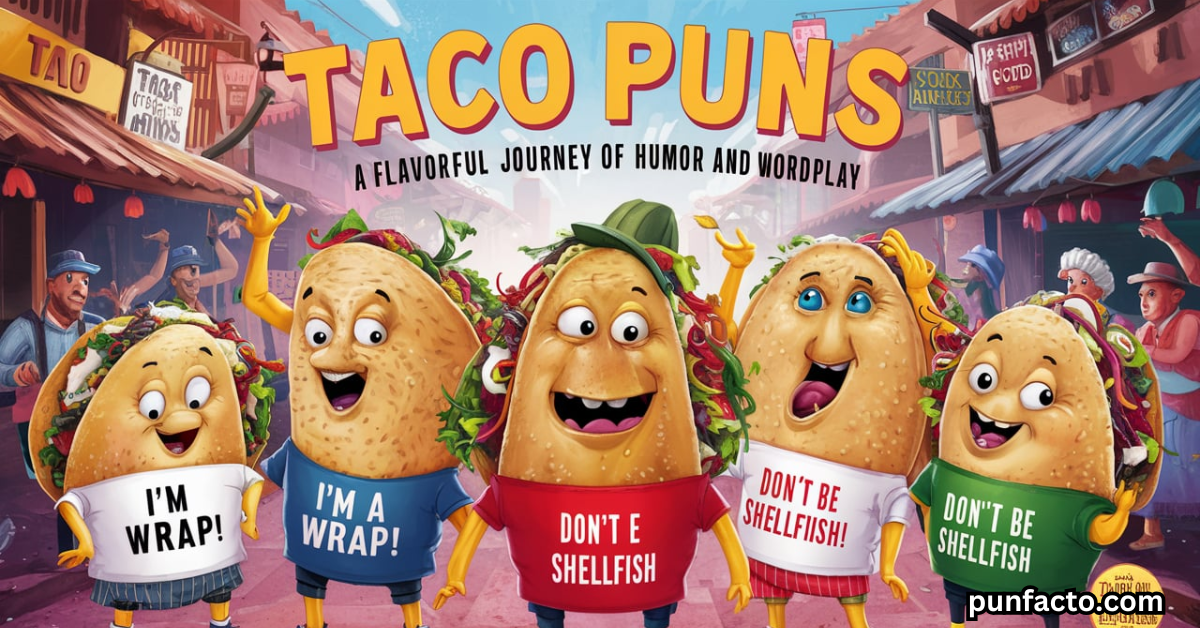 110 Taco Puns A Flavorful Journey of Humor and Wordplay