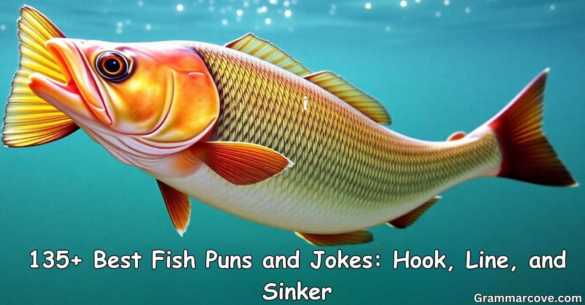 135+ Best Fish Puns and Jokes Hook, Line, and Sinker