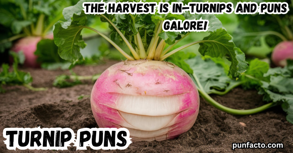 The harvest is in—turnips and puns galore!