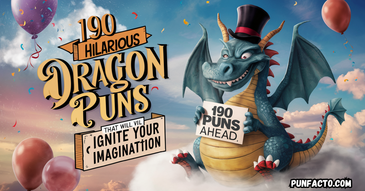 190 Hilarious Dragon Puns That Will Ignite Your Imagination