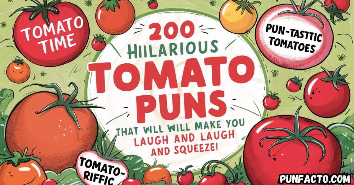 200 Hilarious Tomato Puns That Will Make You Laugh and Squeeze