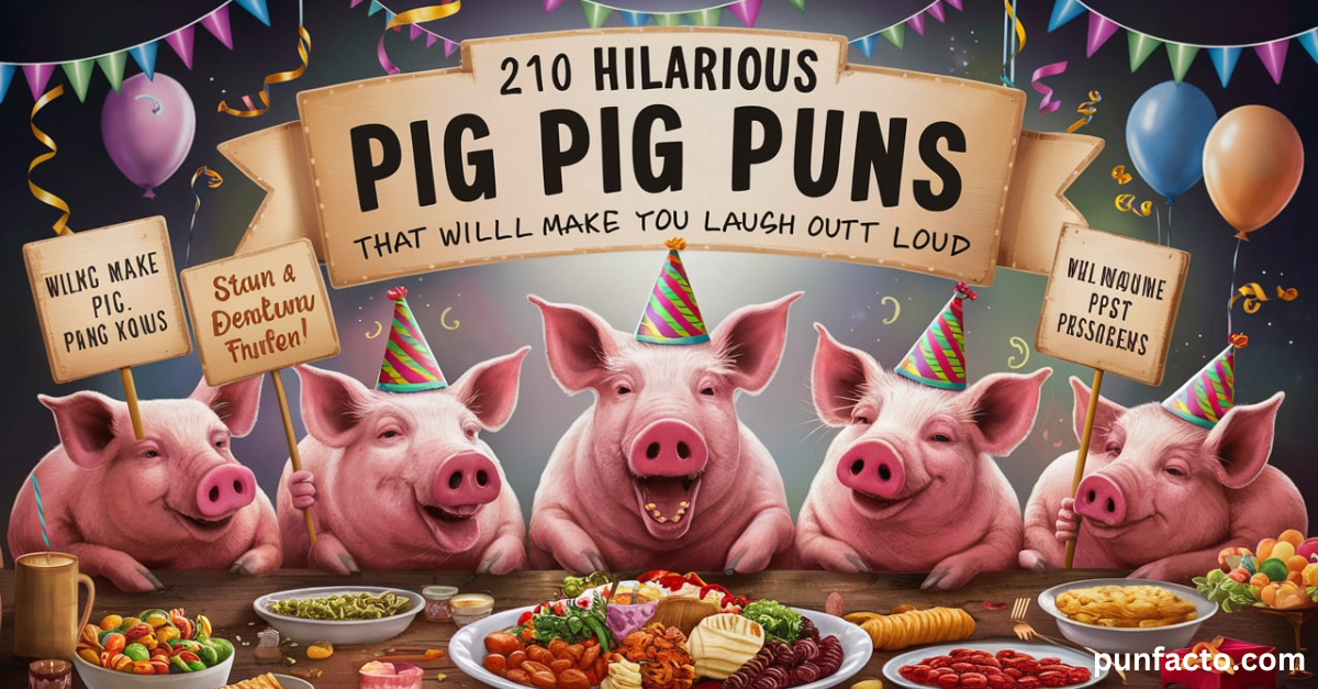 210 Hilarious Pig Puns That Will Make You Laugh Out Loud