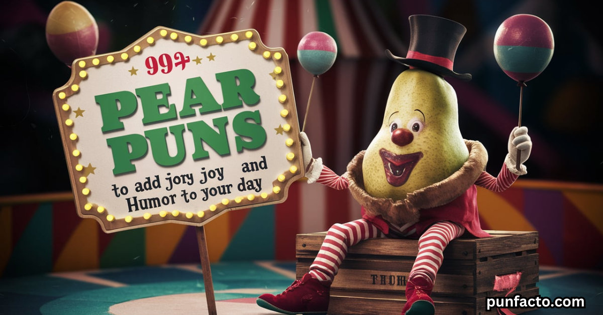 99+ Hilarious Pear Puns to Add Joy and Humor to Your Day