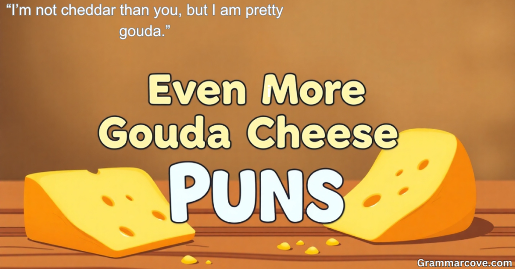 Even More Gouda Cheese Puns