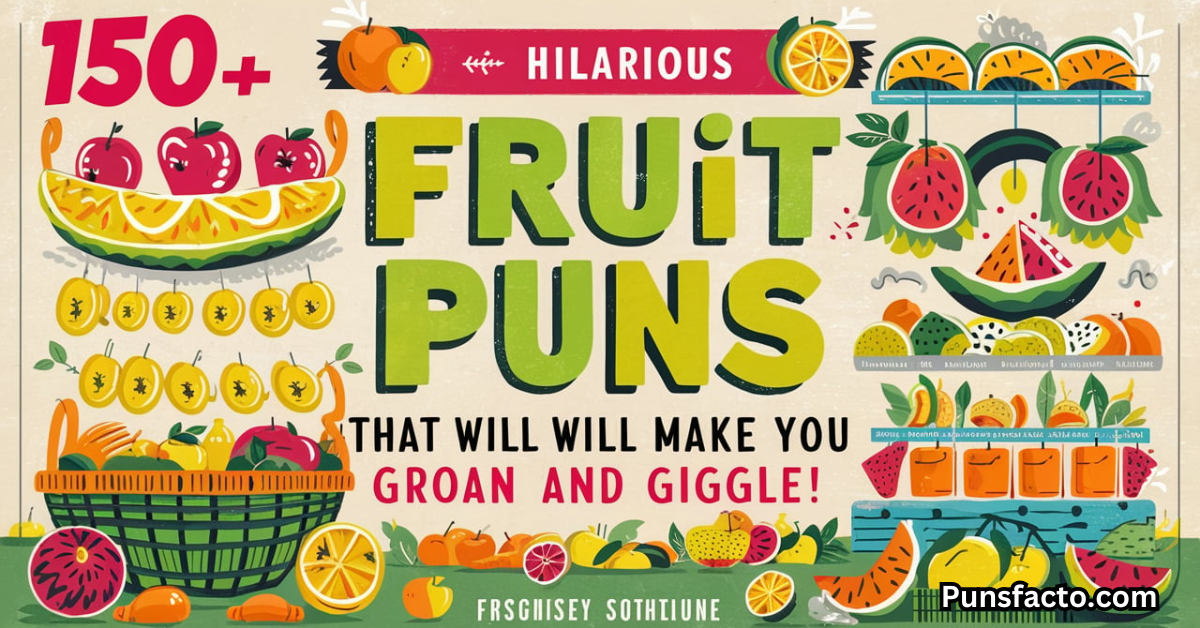 150+Hilarious Fruit Puns That Will Make You Groan and Giggle