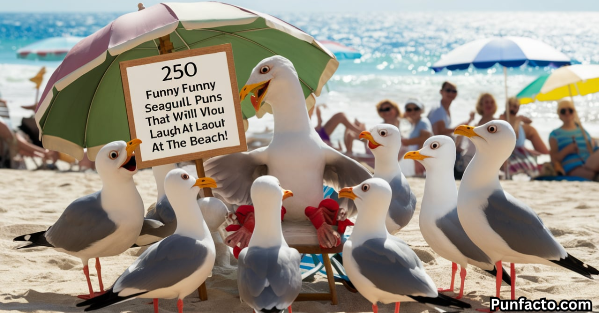 250 Funny Seagull Puns That Will Make You Laugh at the Beach