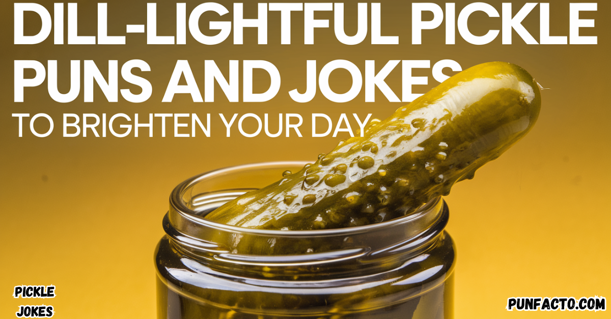 Dill-lightful Pickle Puns and Jokes to Brighten Your Day