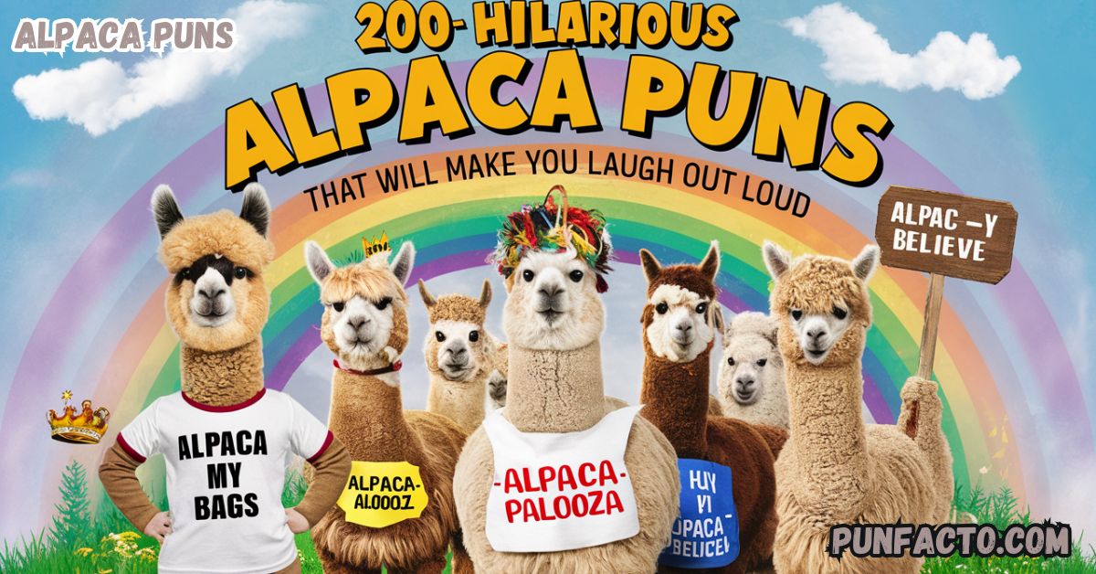 200 Hilarious Alpaca Puns That Will Make You Laugh Out Loud