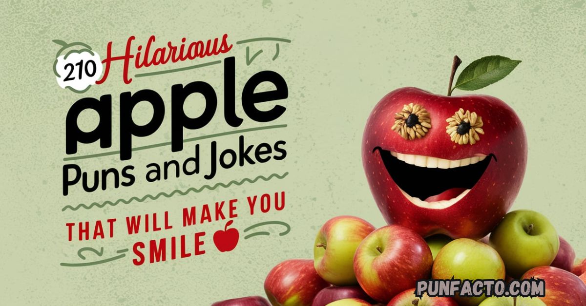 210 Hilarious Apple Puns and Jokes That Will Make You Smile