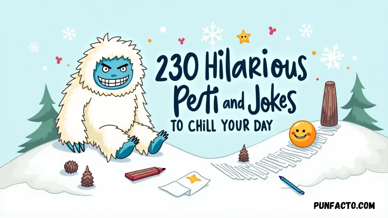 230 Hilarious Yeti Puns and Jokes to Chill Your Day